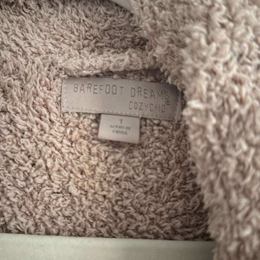 Barefoot dreams gender inclusive cozy chic robe size 1 - Picture 5 of 8